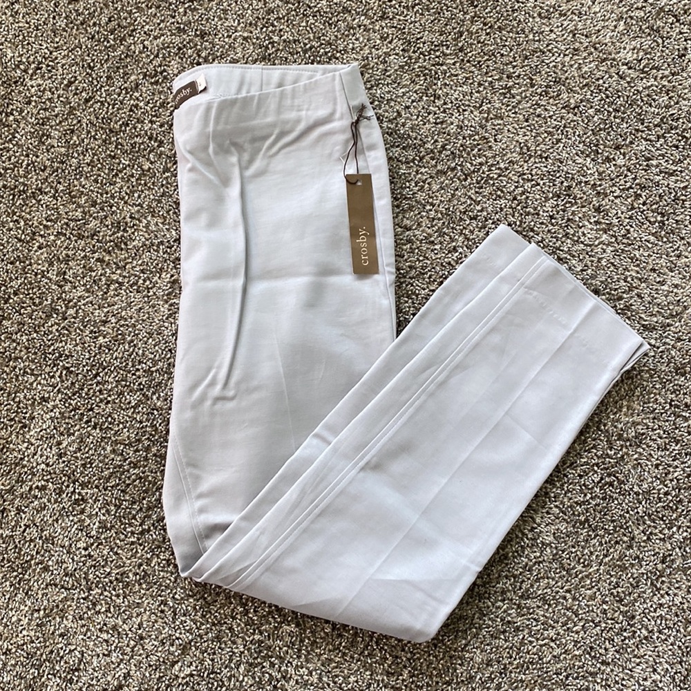 Crosby Gray Pull-On Pants - size 4